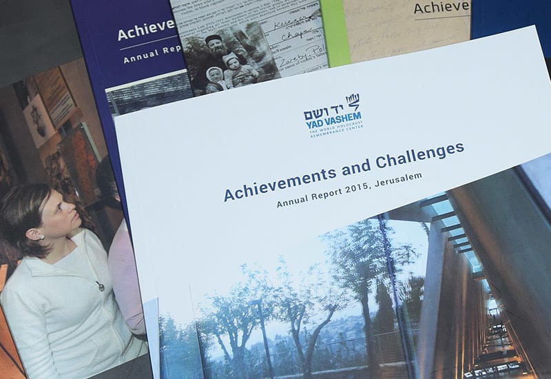 Yad Vashem Annual Report