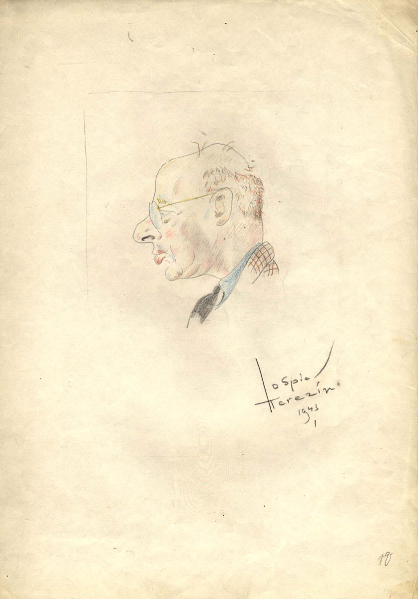 Max Plaček (1902-1944), Jo (Joseph) Spier, Theresienstadt Ghetto, 1943