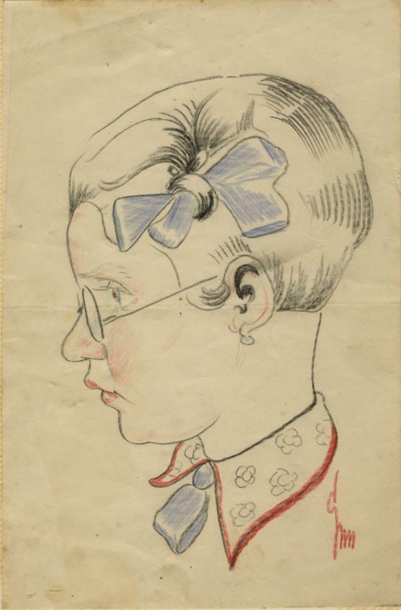 אויגן שטרן, דיוקן רלי שטרן בת 11 (1934, דז', רומניה – 1944, אושוויץ־בירקנאו), דז', 1944