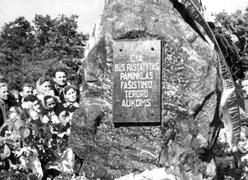Monument to the Holocaust victims from Šiauliai, Lithuania