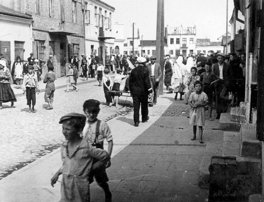 A street in Szydłowiec
