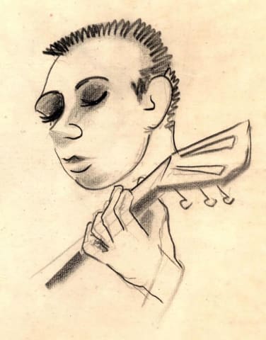 František Lukáš (Lustig) (1911-1996), Karel Berman, Theresienstadt Ghetto, 1941-1944