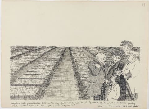 Pavel Fantl (1903–1945), Foreign Correspondents Visit the Ghetto, Terezin Ghetto, 1943–1944
