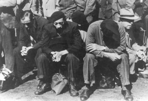 Paris, 20 August 1941: Jews on the street before deportation