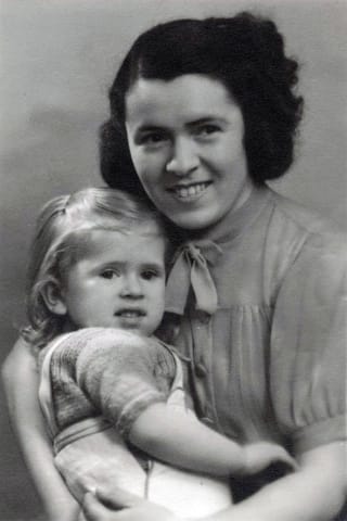 Esther Frenkel neé Horonczyk And Her Son Richard