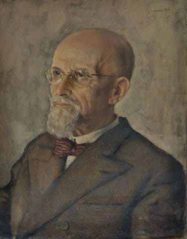 Jiří Valdštýn-Karlínský (1894-1971), Dr. Hermann Strauss, Theresienstadt Ghetto, 1944
