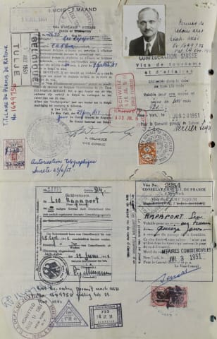 Documents of Leo Rapaport issued in the US in 1951