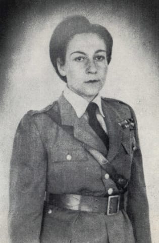 Fanny Solomian in uniform