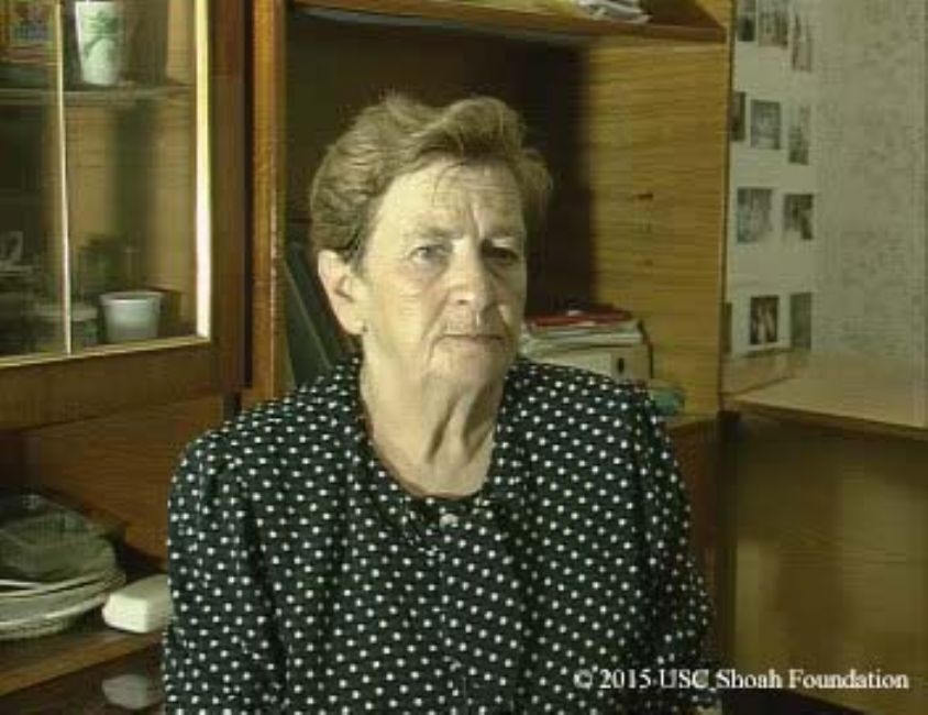 Zinaida Grinchenko (née Zelda Bok) from Czartorysk. A photograph from USC SHOAH FOUNDATION, copy YVA O.93/44911