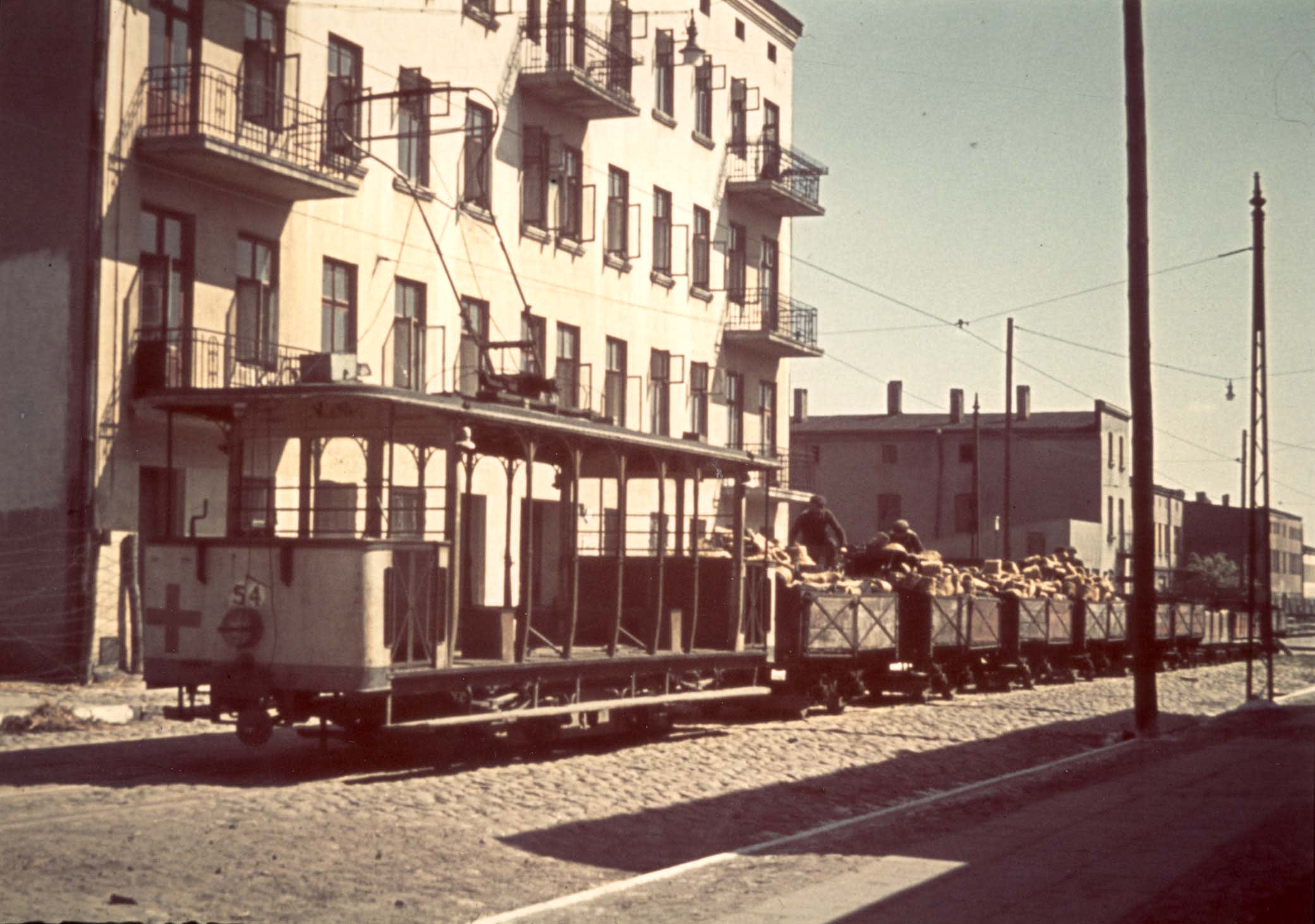 Colour photographs taken in the Lodz Ghetto by a Austrian