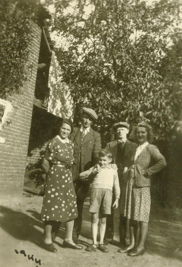 autumn 1944 after liberation - Roberrechts, survivor and his mother