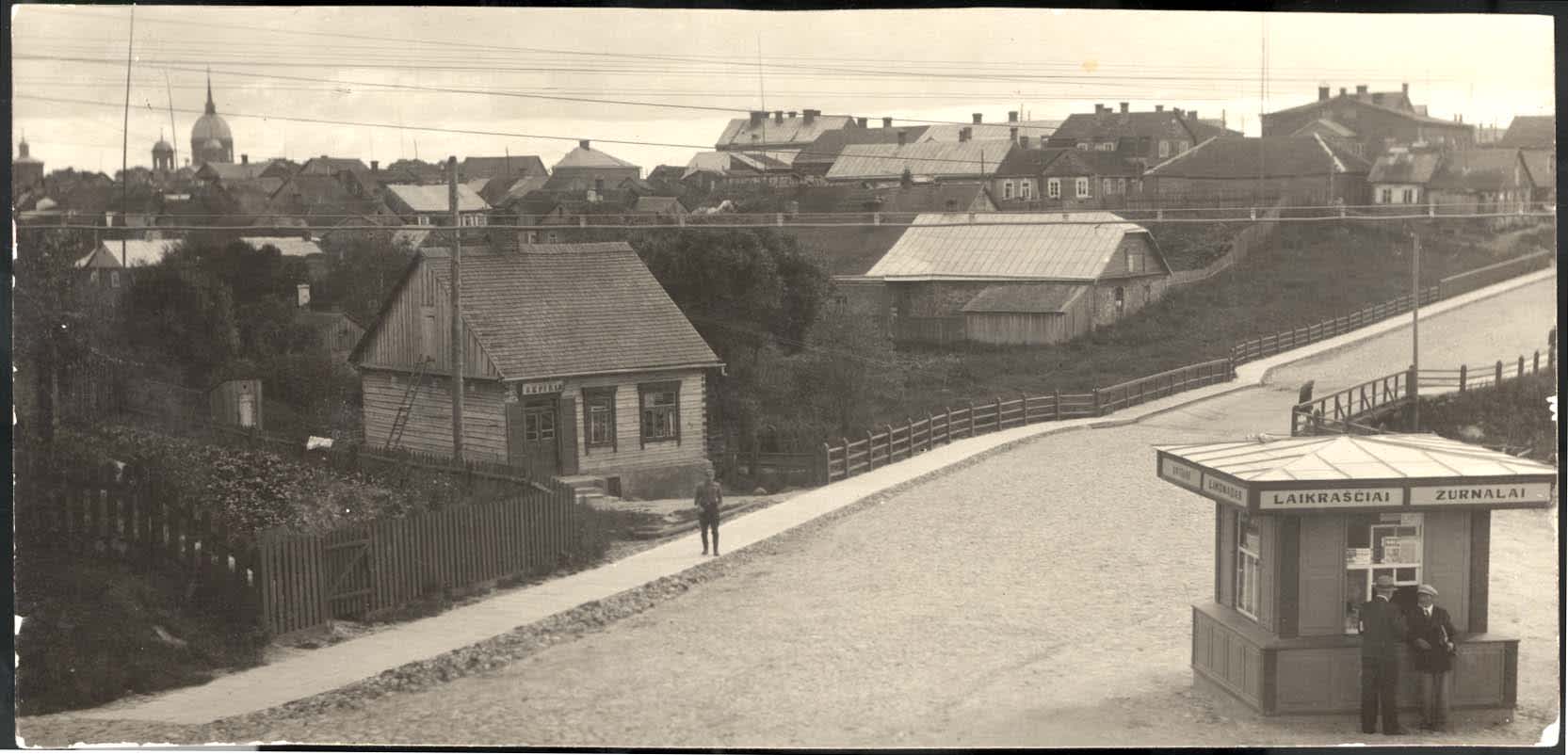 A street in Utena, the 1930s