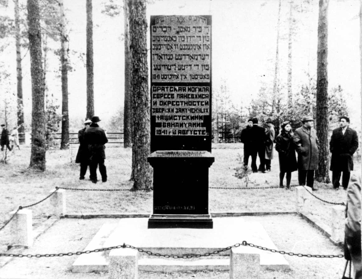 Memorial at the Pajouste murder site