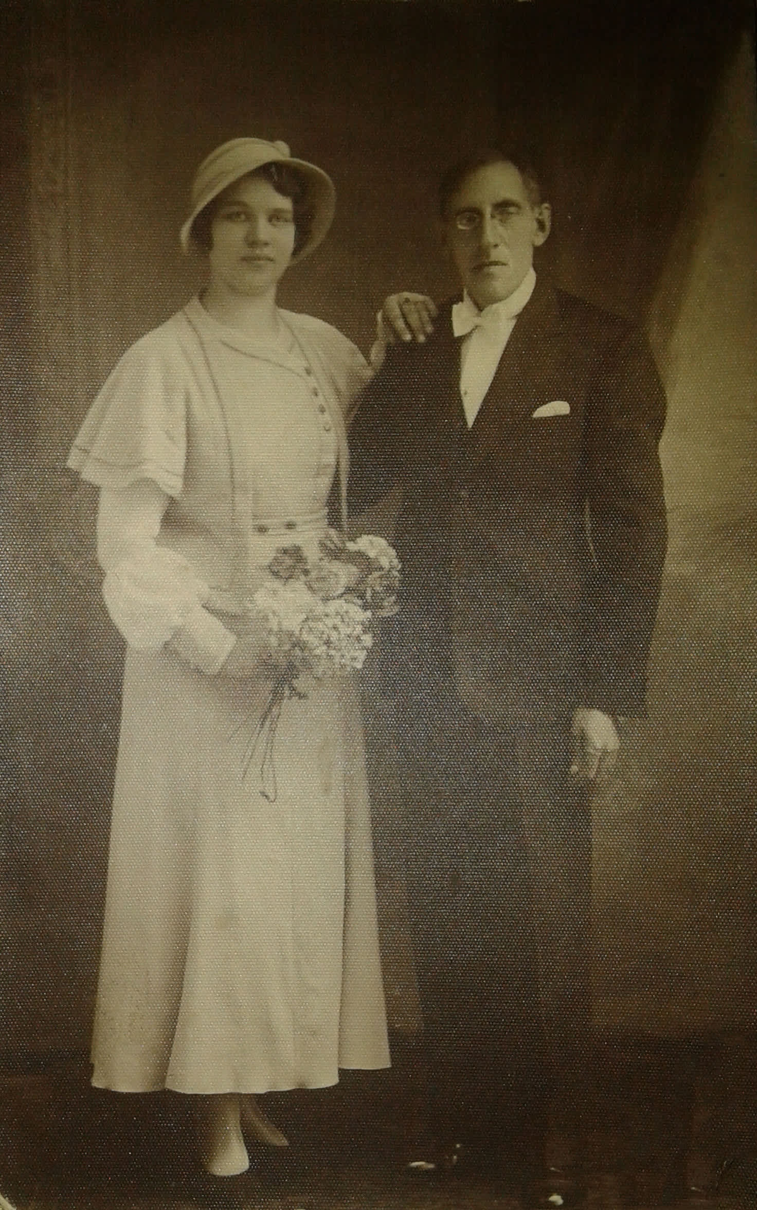 Sabina Irena Czerkies with her husband Jakub