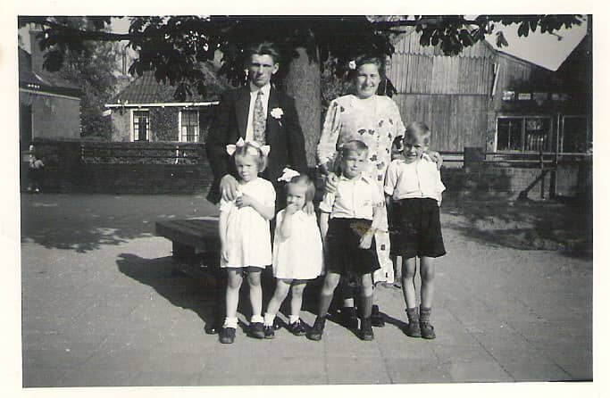 Haije and Baukje Postma with their children