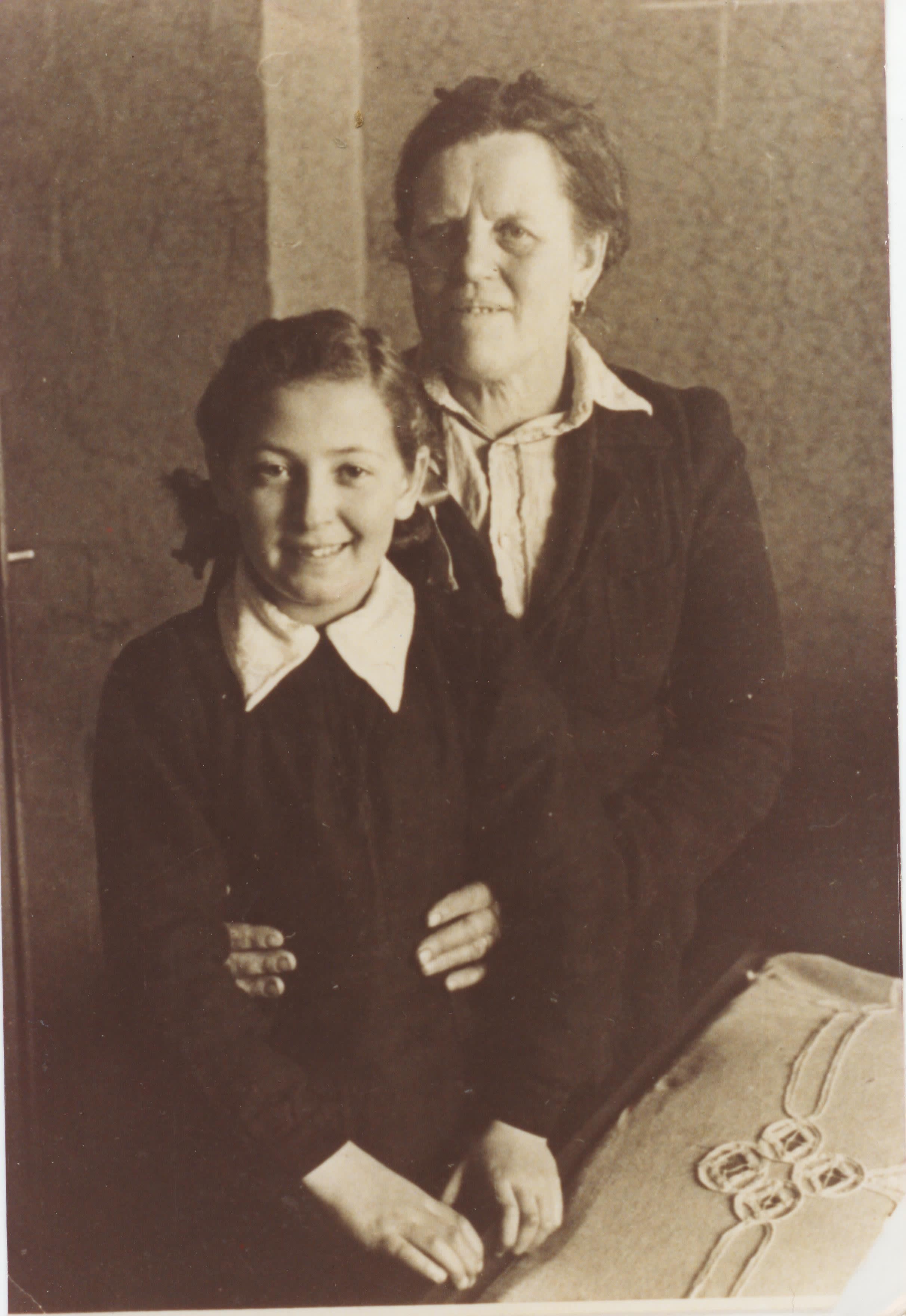 Rescuer Sofija Adomianets and rescued Regina Beder