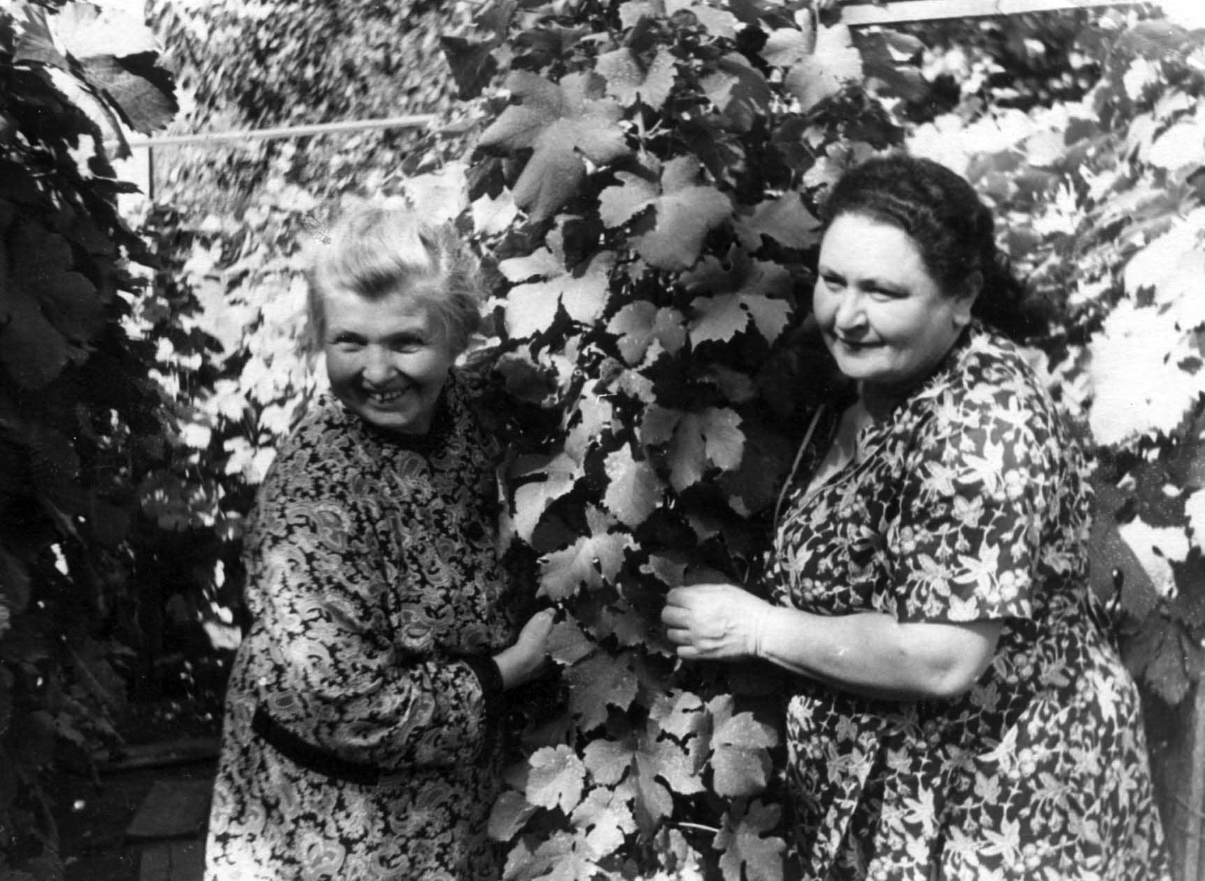 Rescuer Maria Alabusheva and Ira Tsipurskaya's (the survivor's) mother, 1958