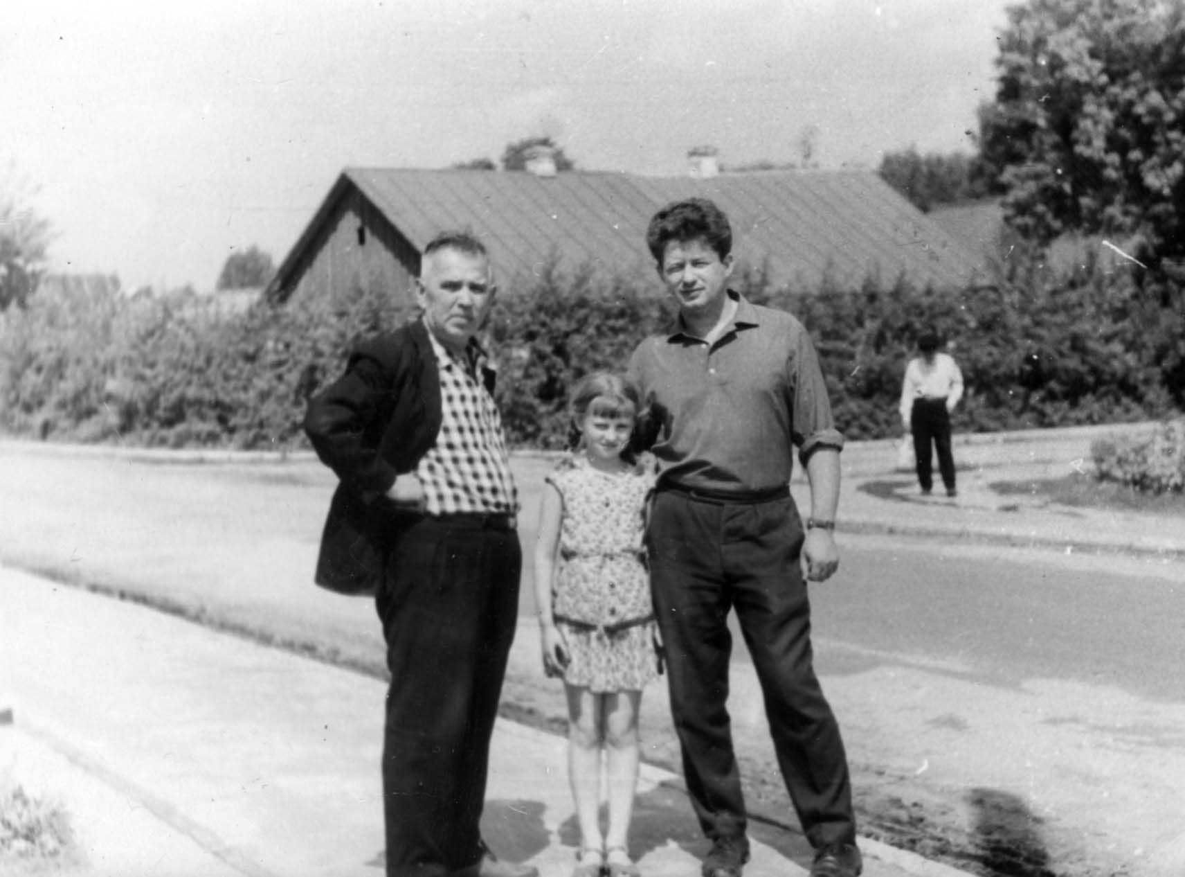 Rescuer Vasily Belyi (on the left)