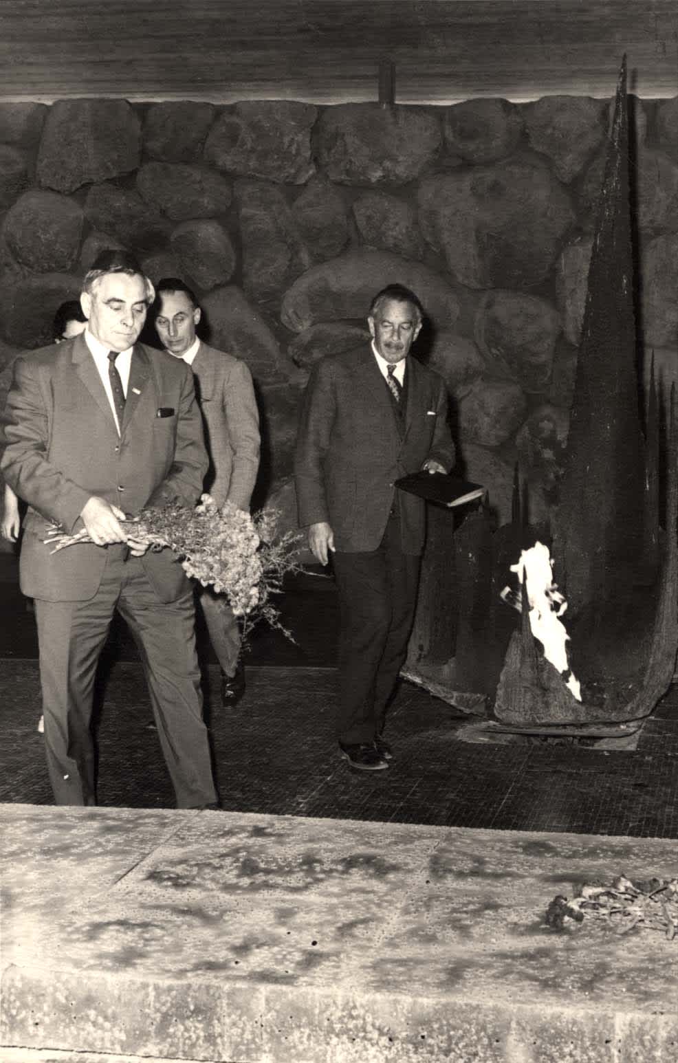 The ceremony at Yad Vashem, 3.01.1969