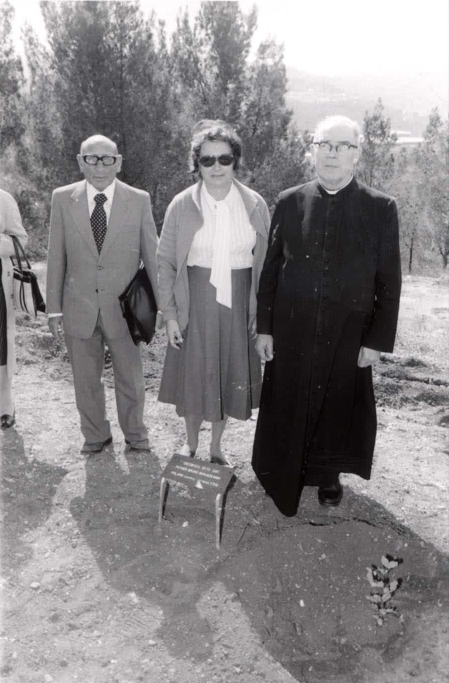 Father Bruno Boguszewski, Tree Planting Ceremony, 1979
