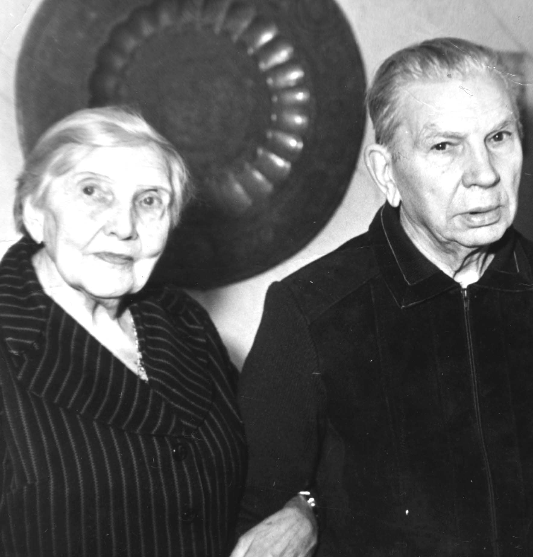 Rescuers Vladimir Micko and his sister Olga Kateneva, 1988