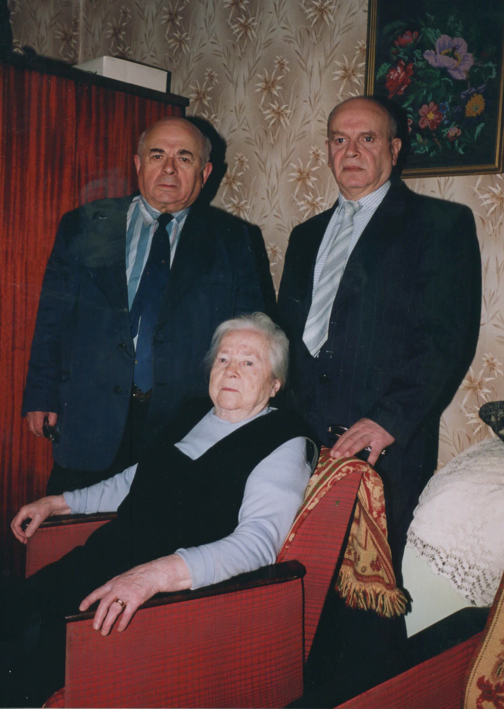 The rescued and the rescuer a year before her death