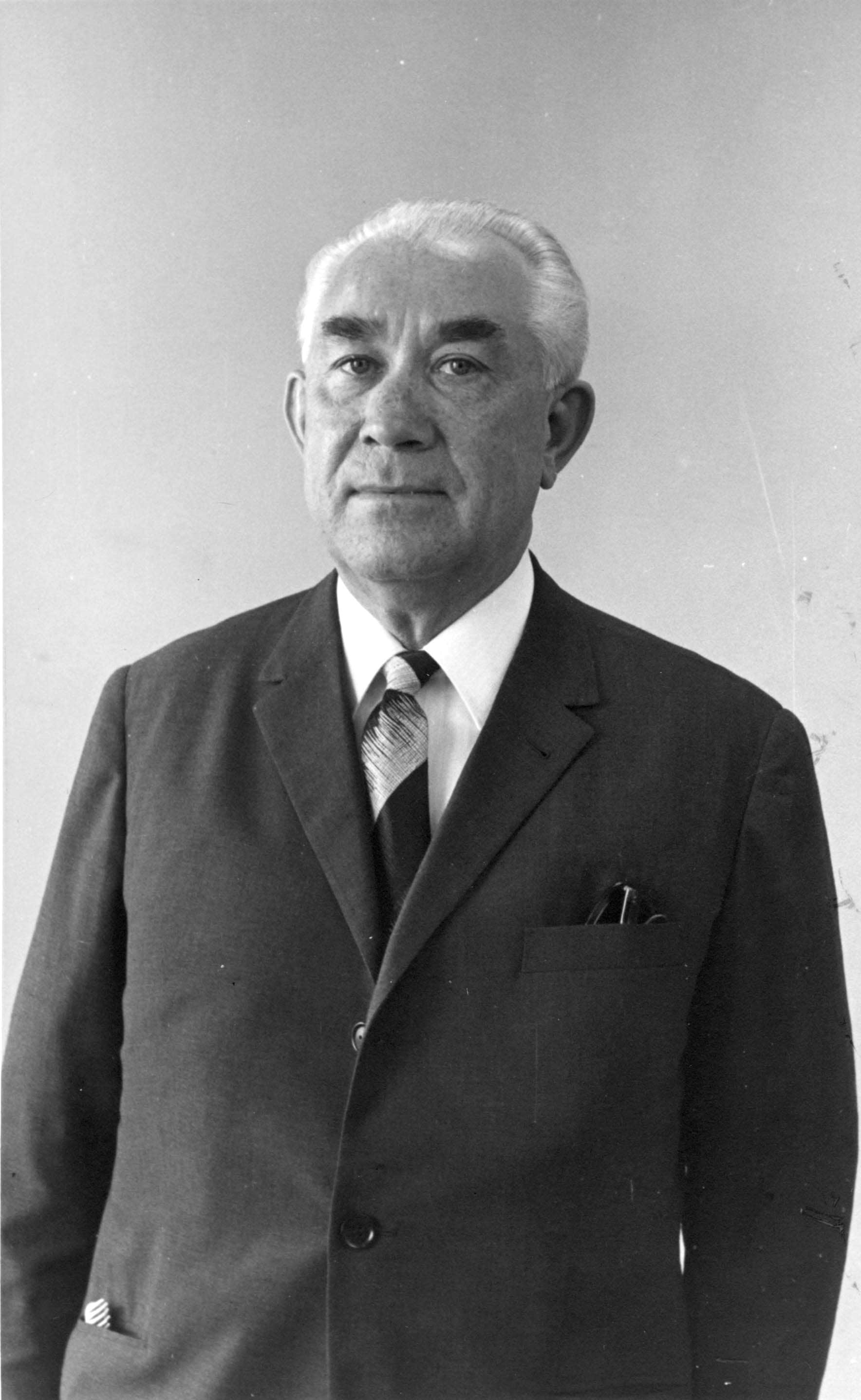 Józef Marchwinski during his visit to Yad Vashem. 26.11.1970