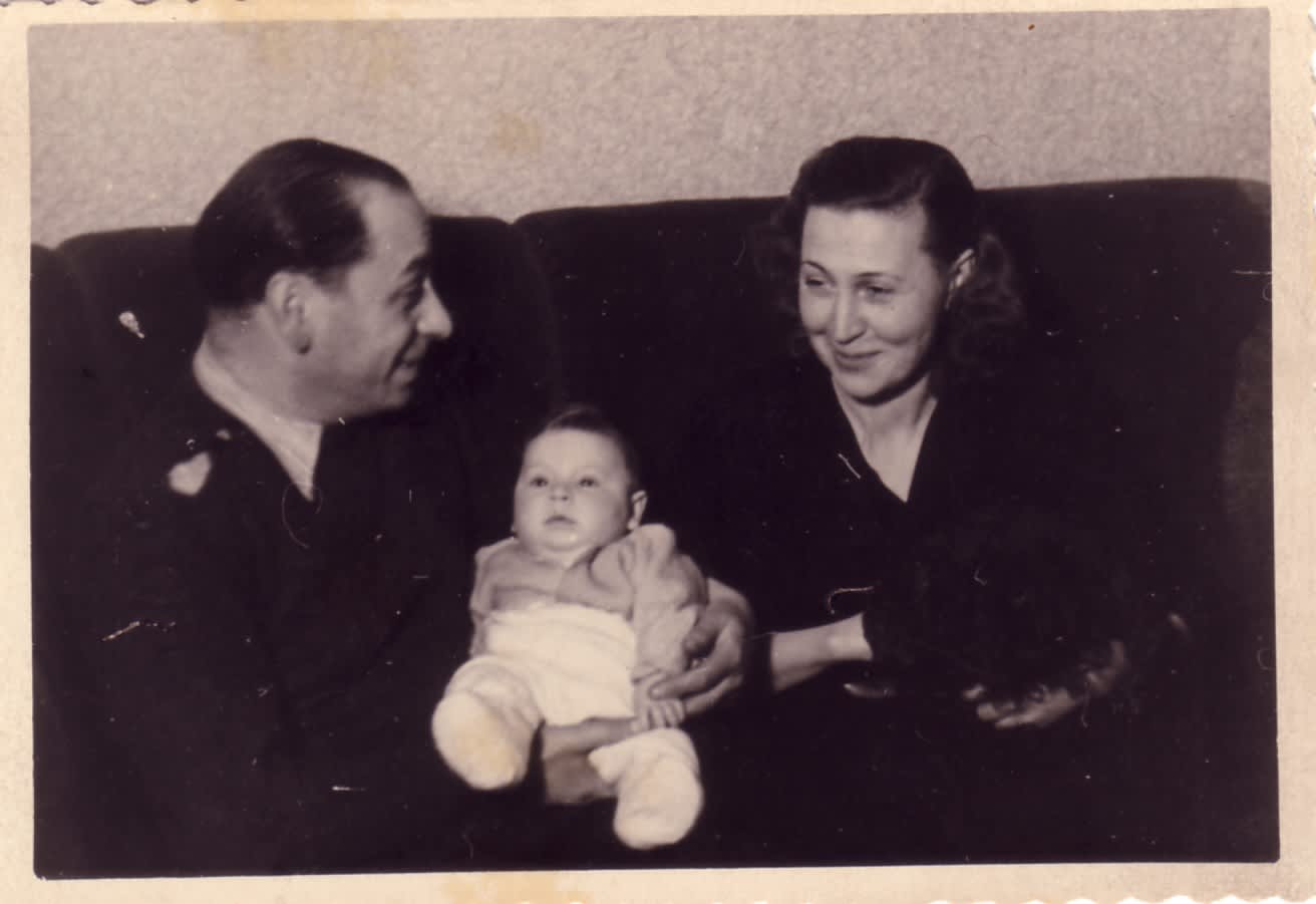 Rescuer Aleksandra Noim-Dagarova and her husband Herman Noim