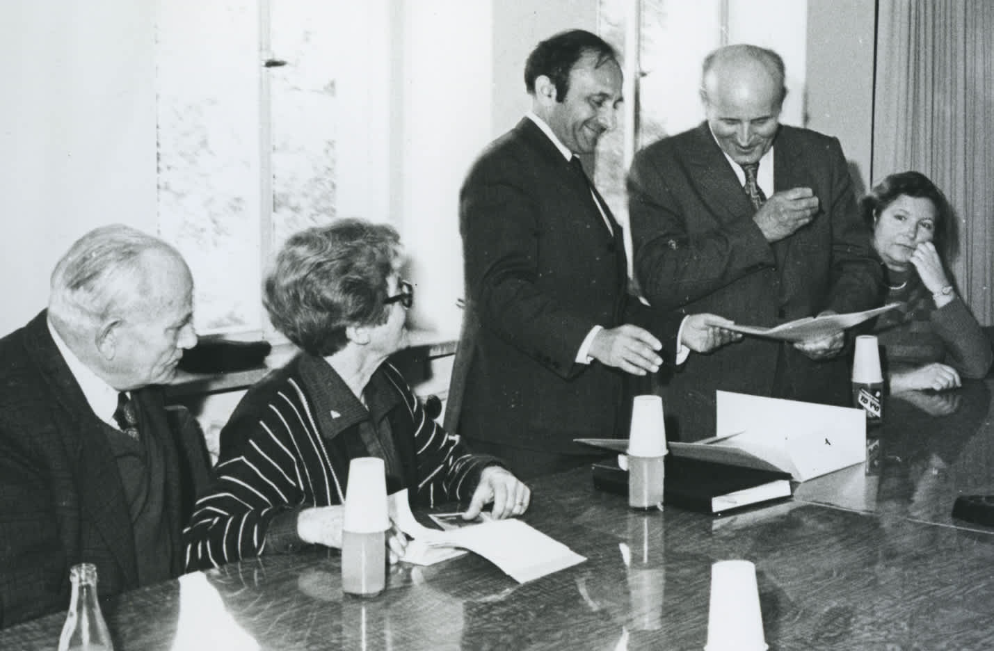 Tree Planting Ceremony in Honor of Alojzy Plewa. Yad Vashem. 31.12.1978