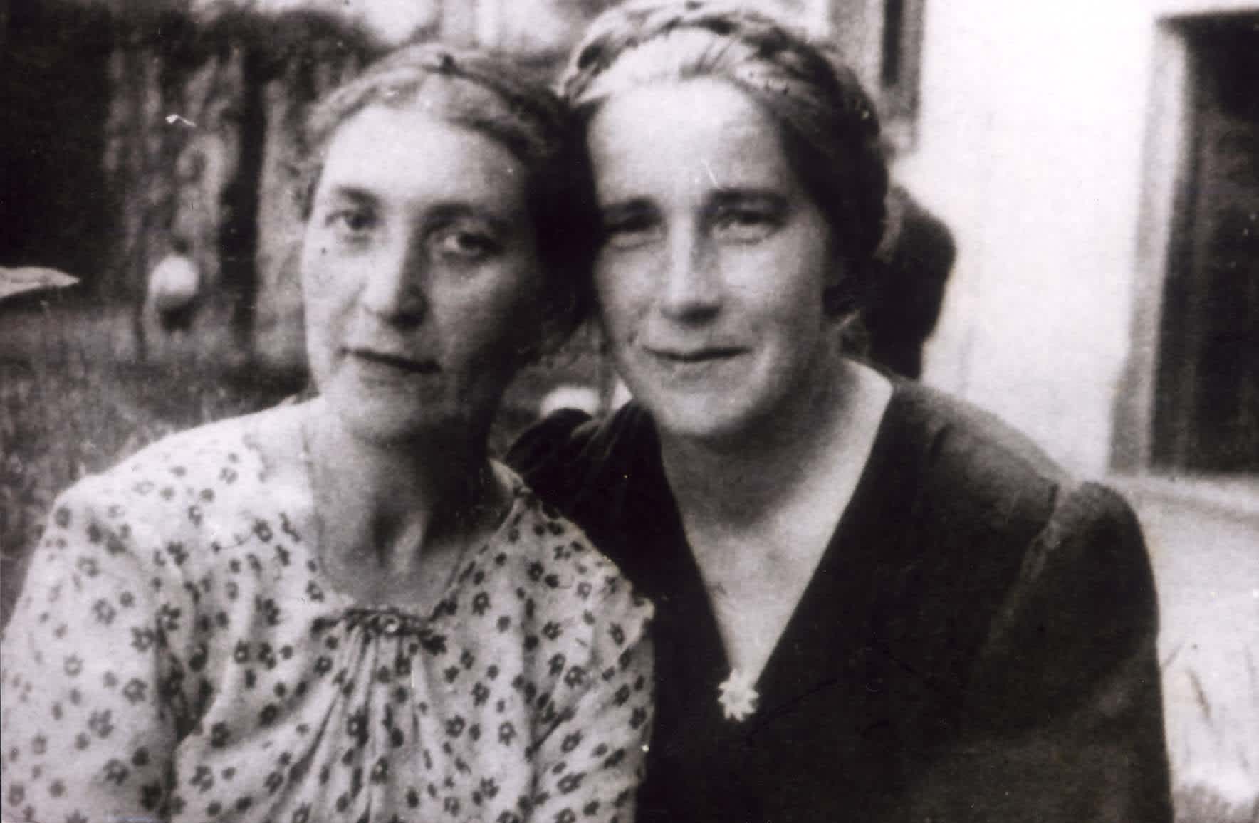 For right to left , Praszek Bronislawa and survivor Rachel Kritsman