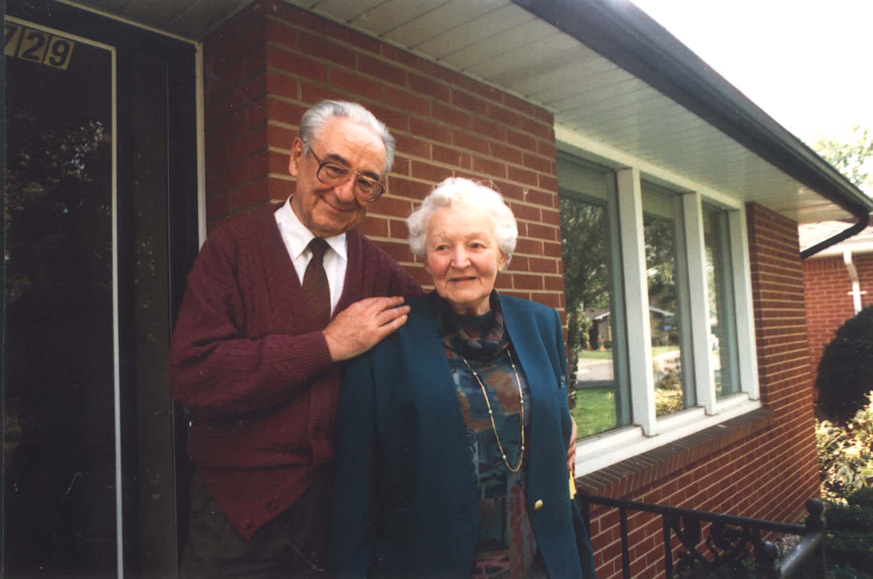 Rosa Schreiber and Alan Brown, October 1995