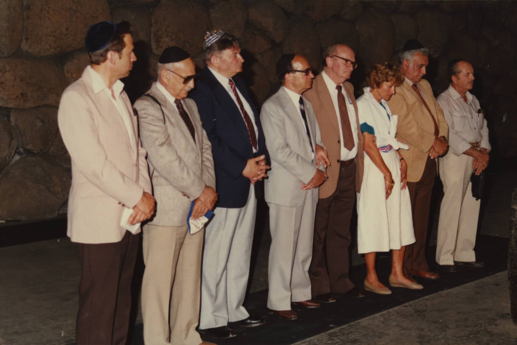 Ceremony in Honor of Tadeusz Soroka in the Hall of Remembrance. Yad Vashem, 24.05.1985