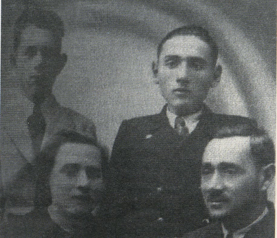 Ezjel, Minca, Samuel and Abraham Ledermanowie