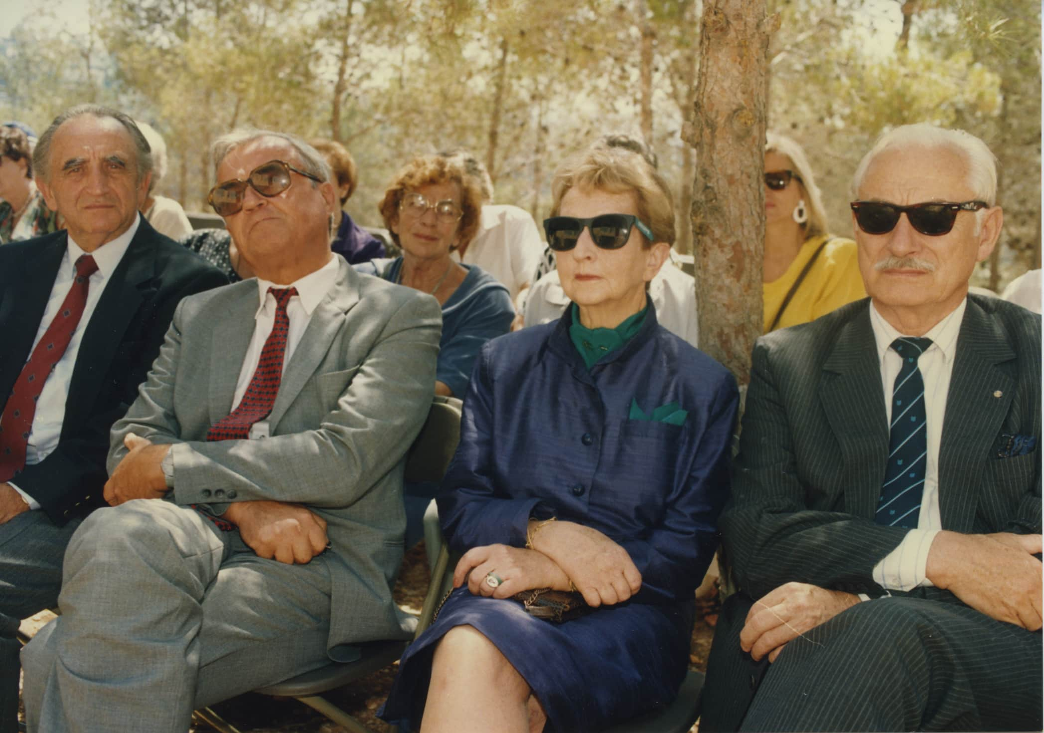 Ceremony in Honor of Elzbieta Wyganowska . Yad Vashem, 22.10.1992