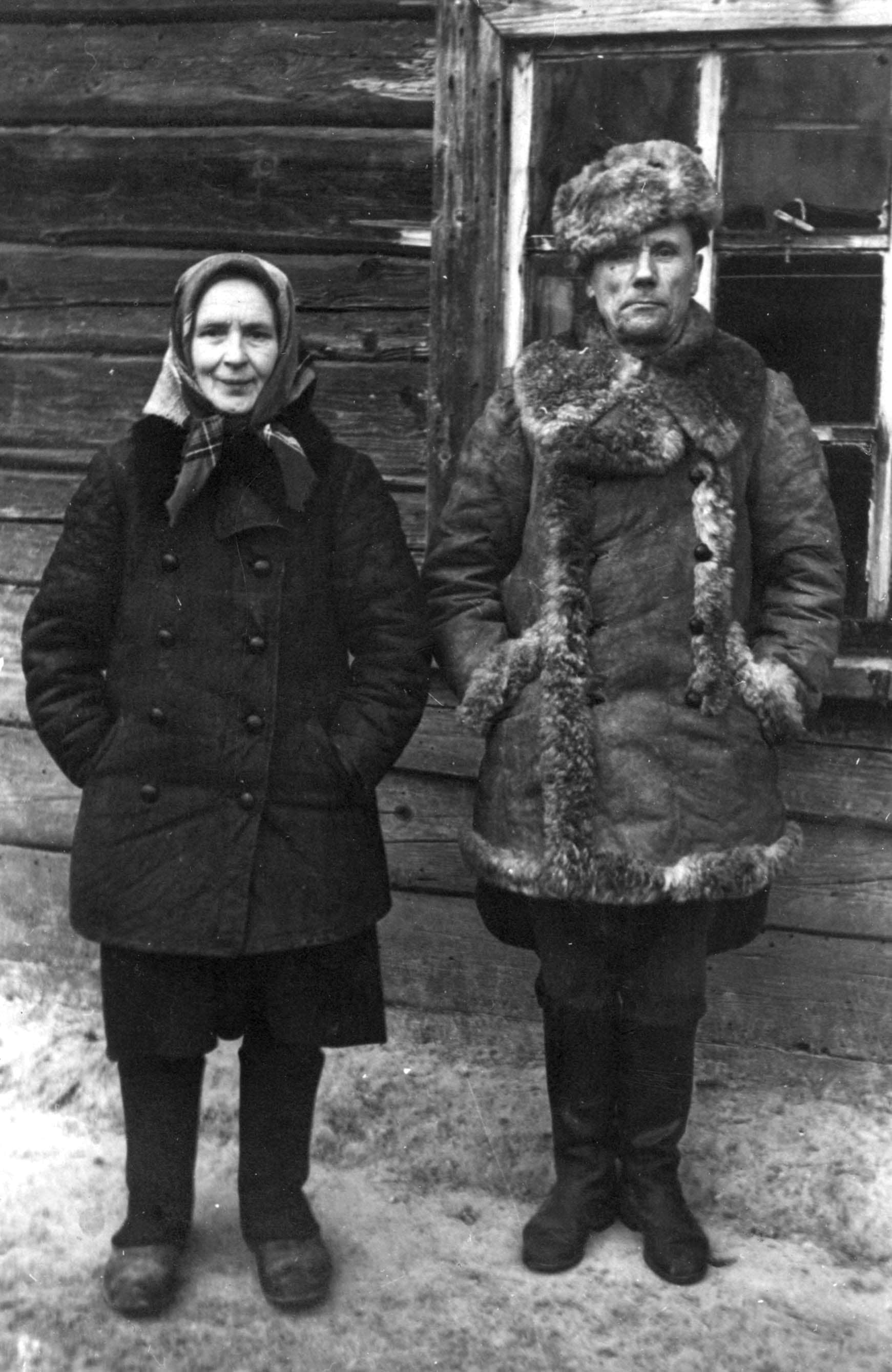 Jonas Zaronas and his wife Petrunele, 14.03.1957