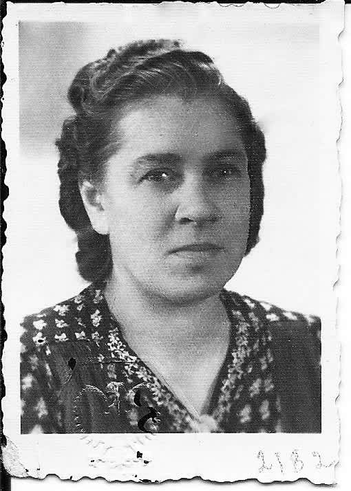 Helena Zebrowska, ca. 1950