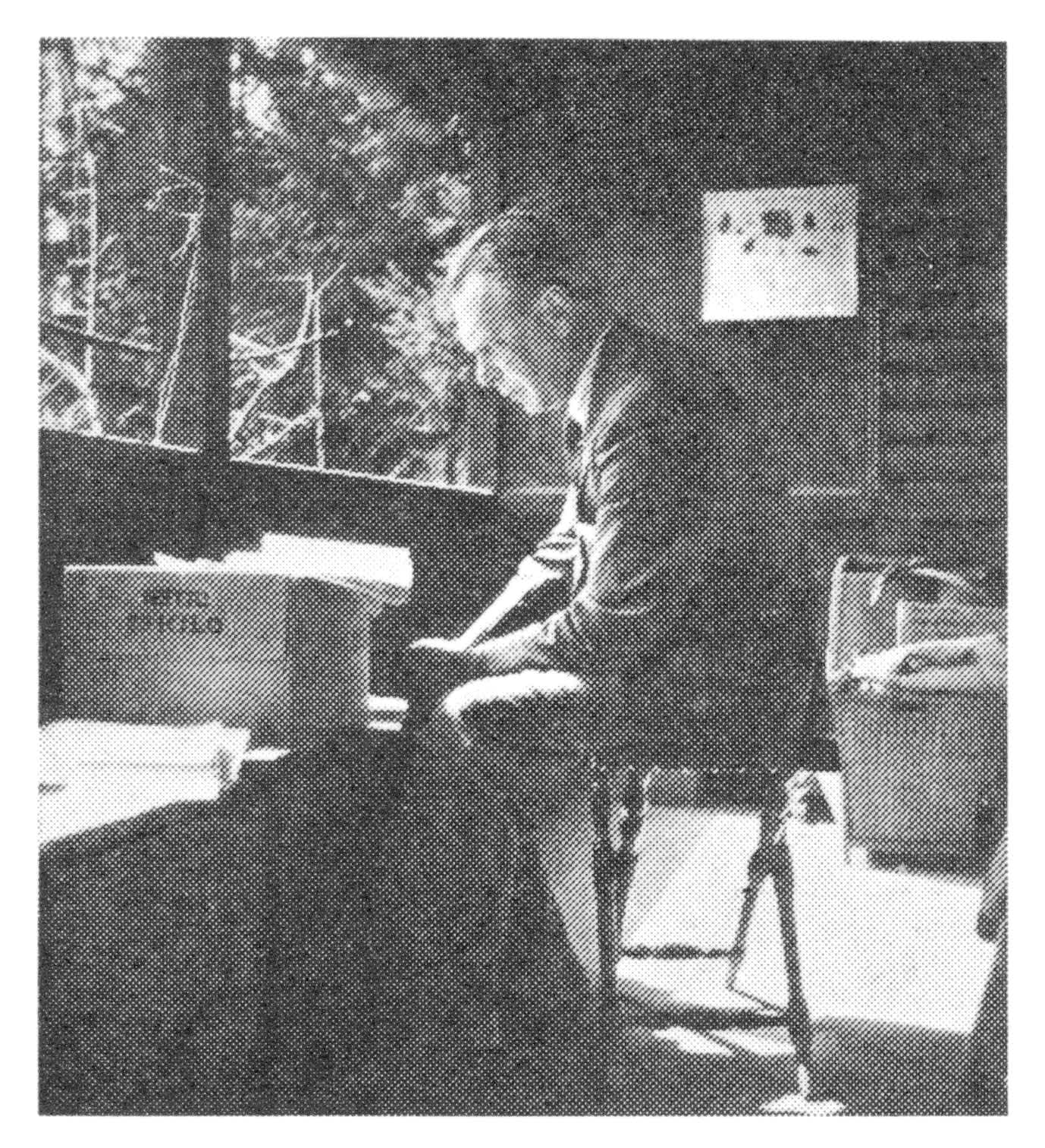 1942 - 1945, Valentin Skidelsky in his hiding place in the house of the family Taschdjian