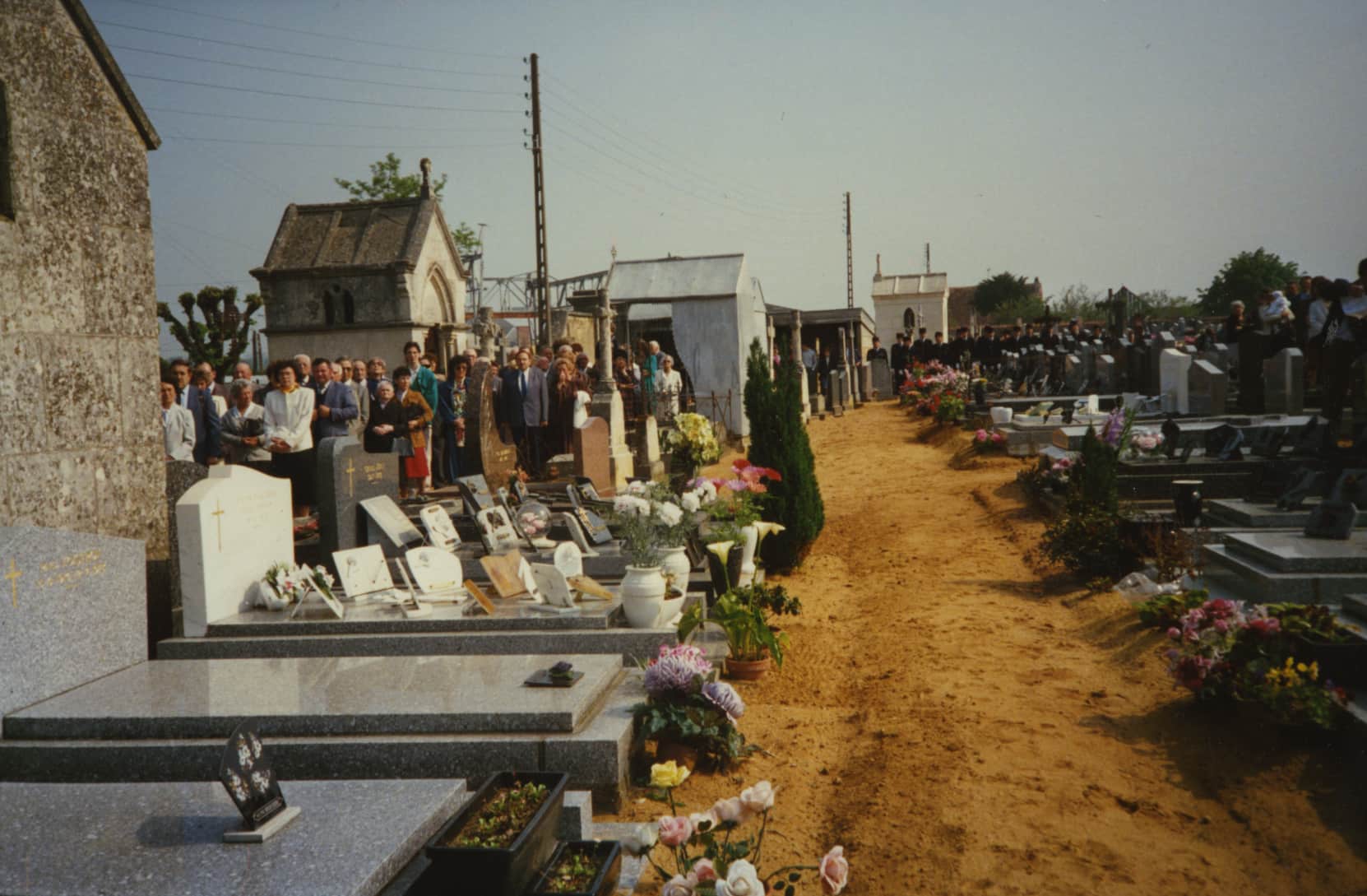 Ceremony in honor of Albert and Germaine Guilmin