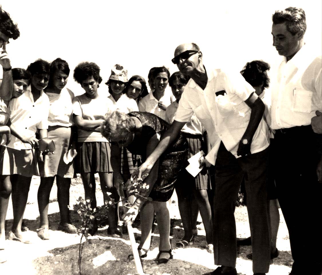 Beek Van Suzanne & Barend at their Tree Planting Ceremony