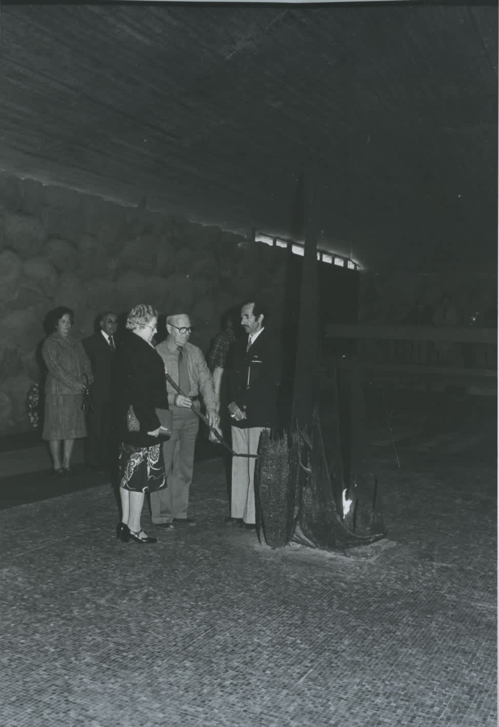 Tree Planting Ceremony in Honor of Adrianus and Bertha van Gils. Yad Vashem. 13.11.1978