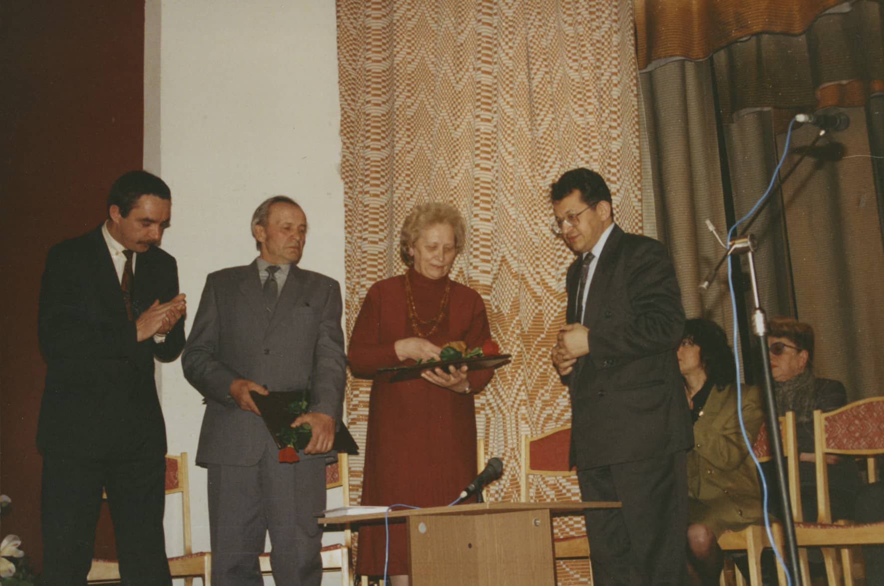 Award Ceremony in honor of Konstantin Kozlovskiy and his sons. Mogilev, 10.04.1994