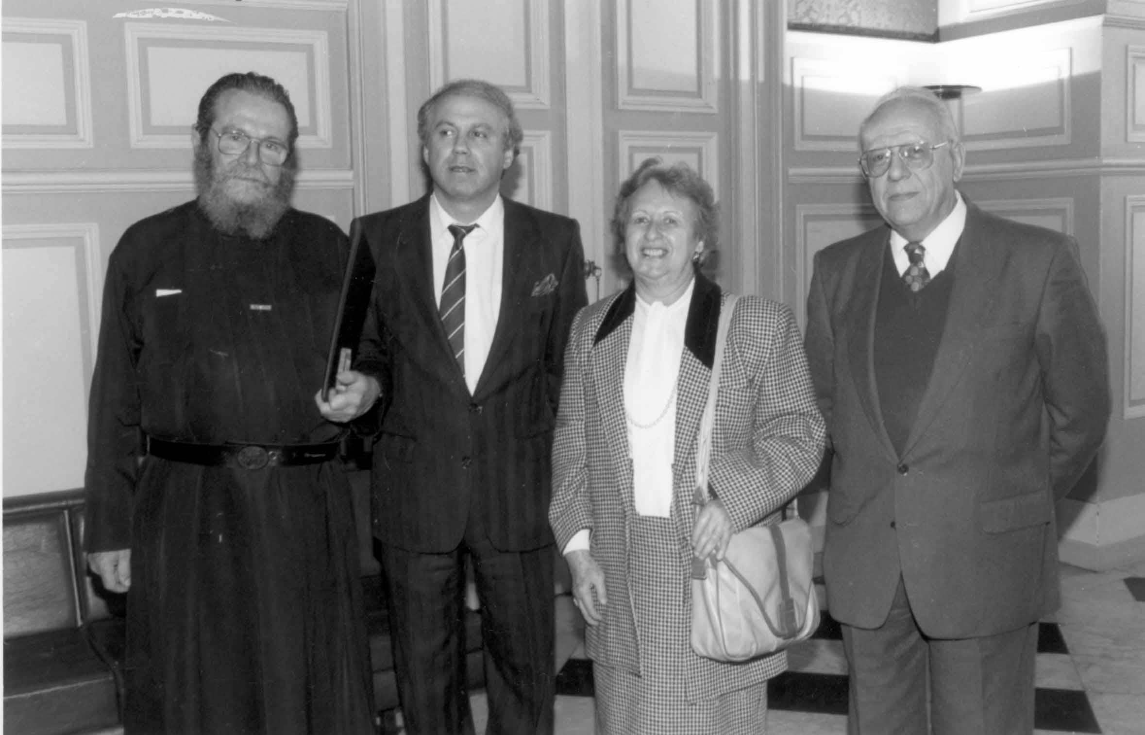 Father Cyrille Argenti (left side)