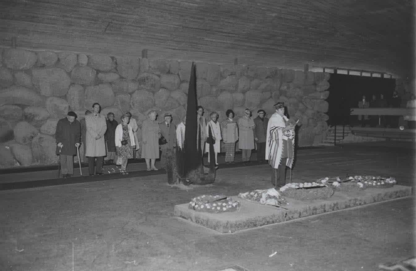 Yad Vashem Ceremony in honour of Helena and Robert Boissevain
