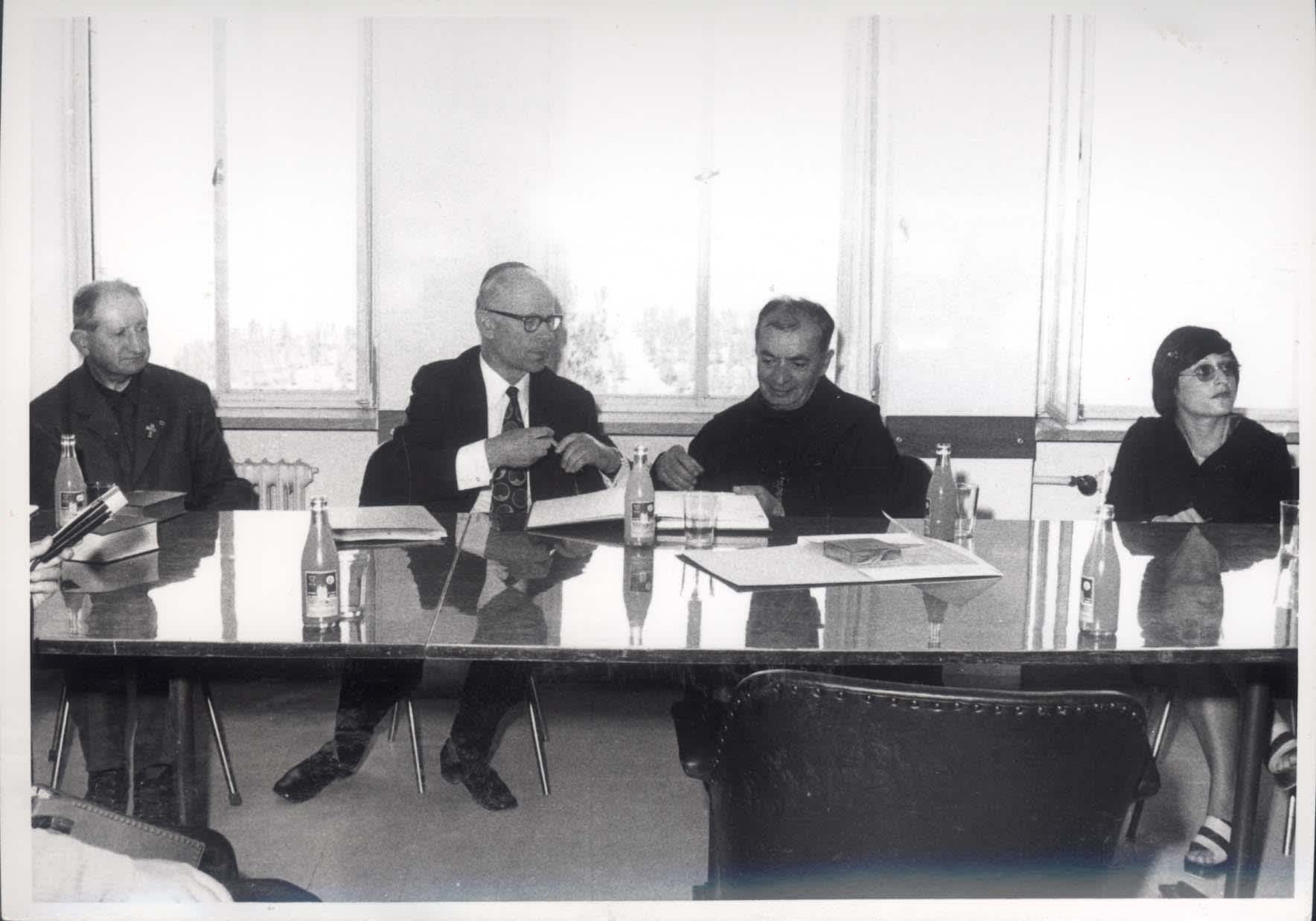 Tree Planting Ceremony in Honor of Rufino Niccacci. Yad Vashem. 29.04.1974