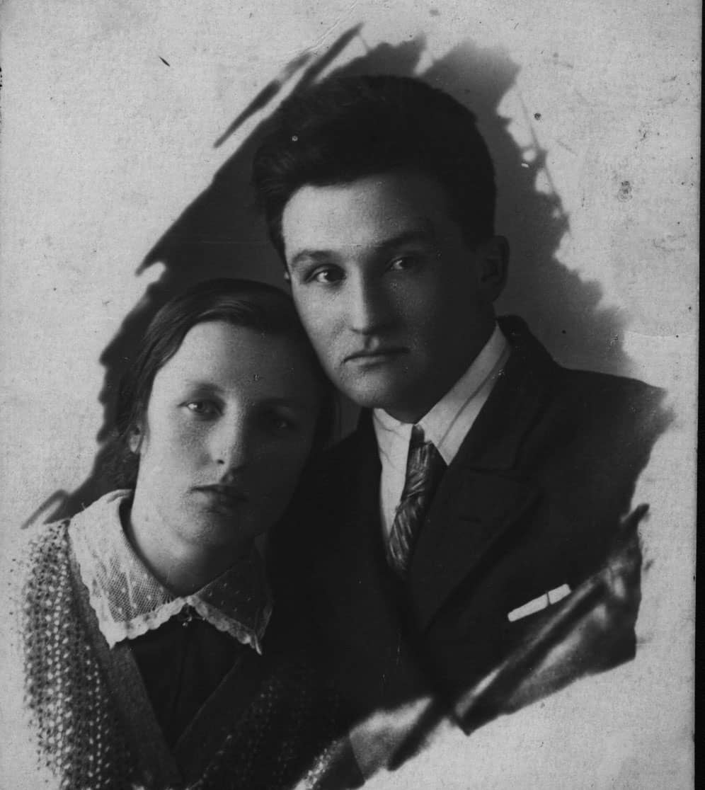 Rescuer Anton Ketsko with his wife, 1940