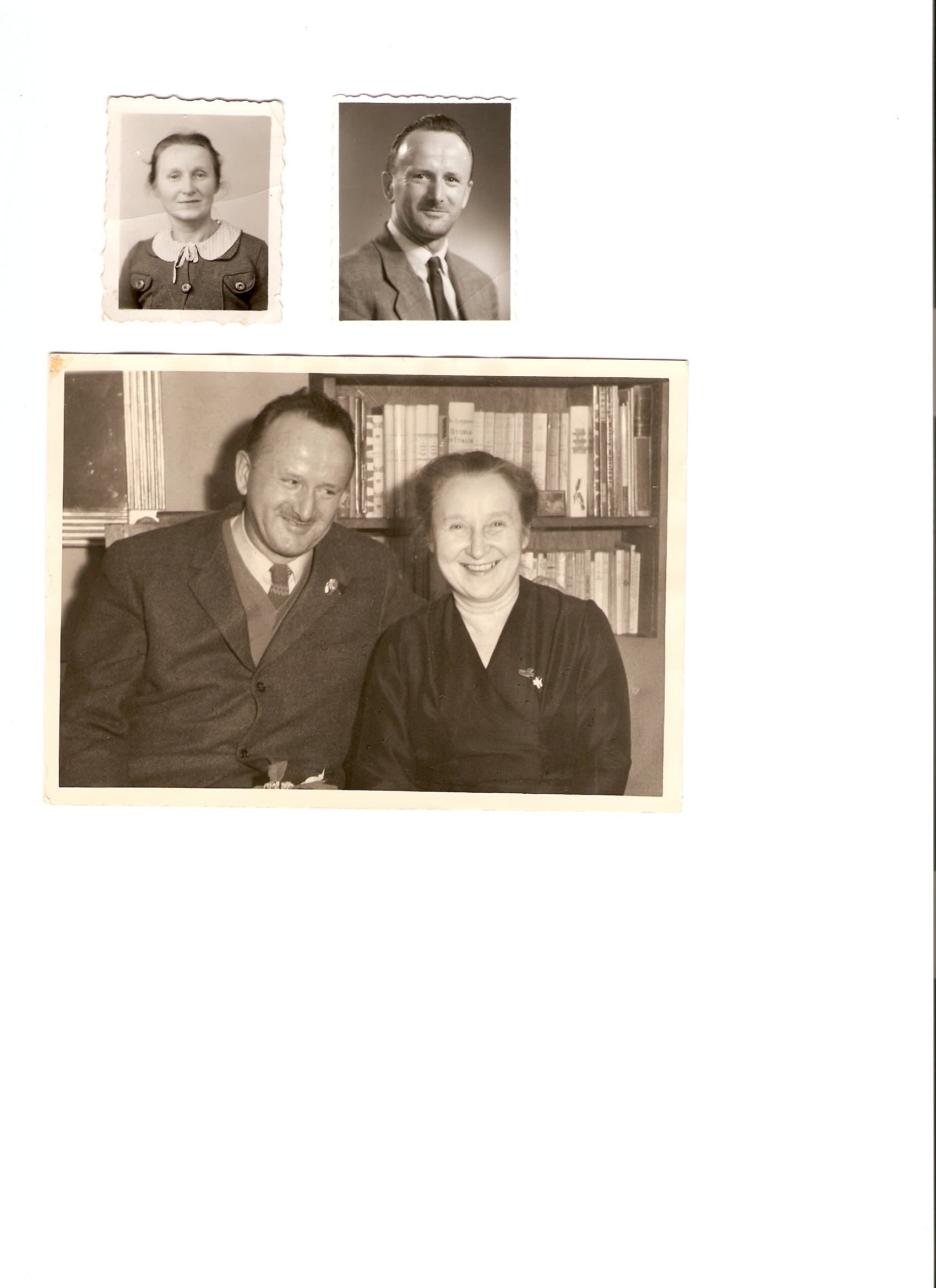 Pastor Marcel Ducommun and his wife, Pastor Marcel Ducommun with his wife Helene
