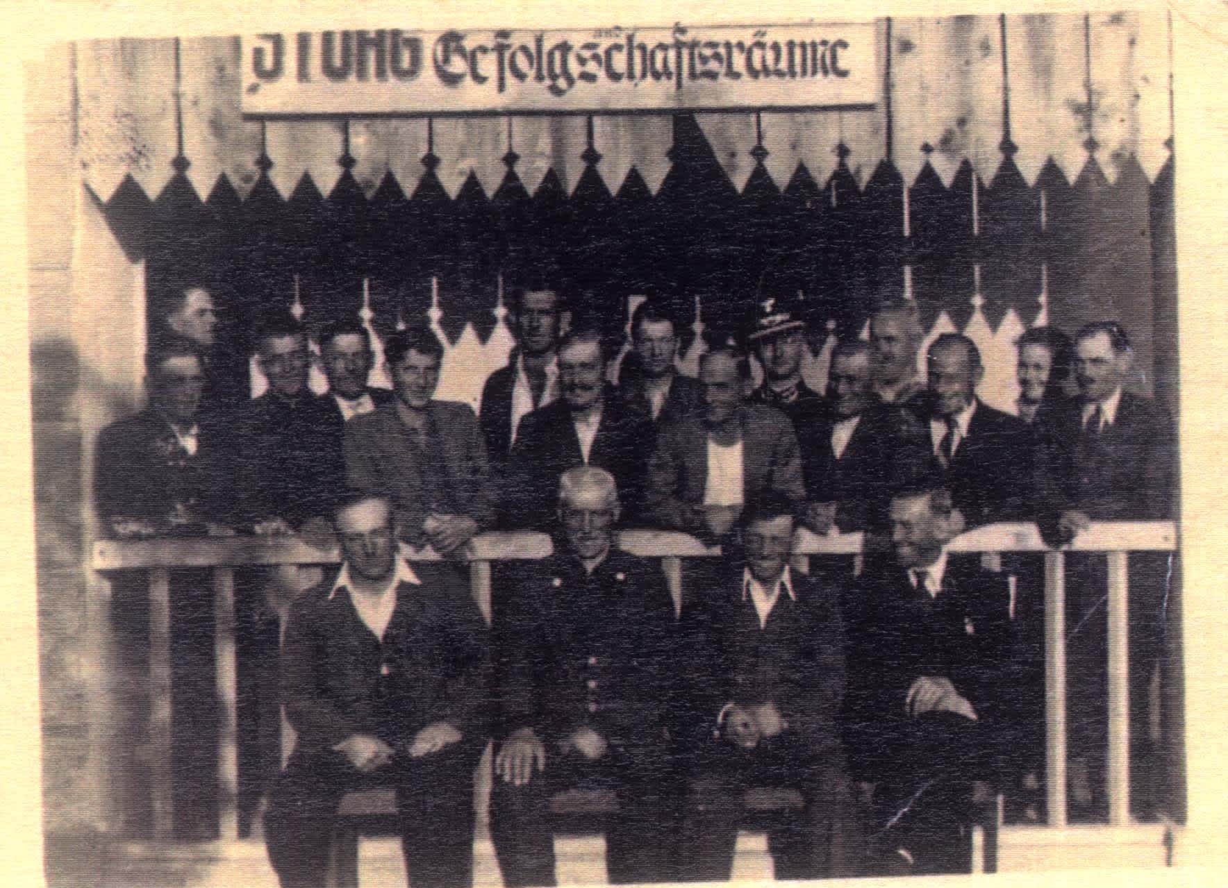 Lambert Grutsch with his colleagues
