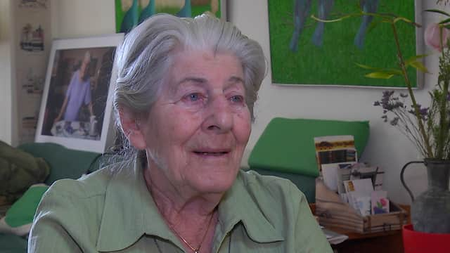 Betty Bausch at her home in Kfar Saba