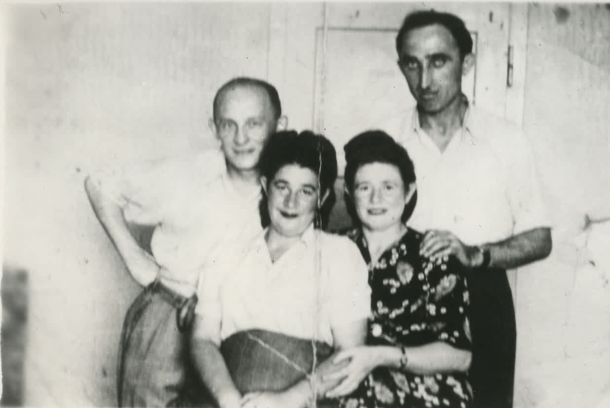Photo sent by Holocaust survivors to Radziwillow from Tel-Aviv, Israel. 1949, Photo sent to byHolocaust survivors to Radziwilow from Tel Aviv, Israel. 1949