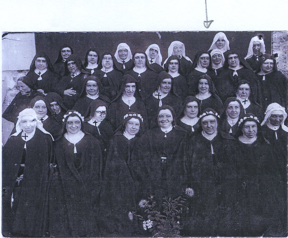 The S. Quirico di Assisi monastery in 1934 (Marked- Giuseppina Biviglia)